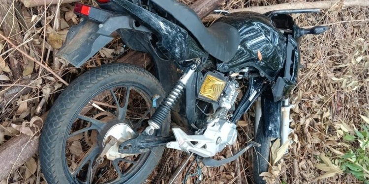 Motocicleta furtada em MT é recuperada em operação da PM de Costa Rica